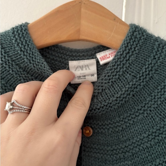 Zara 12-18 months knit cardigan - Picture 2 of 6